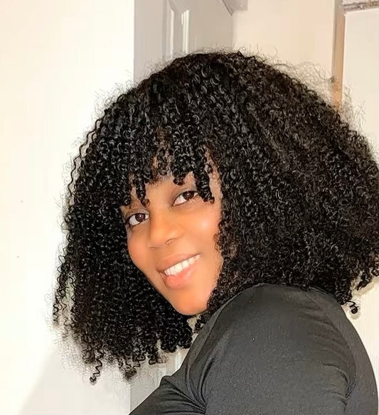 100% natural Afro wig