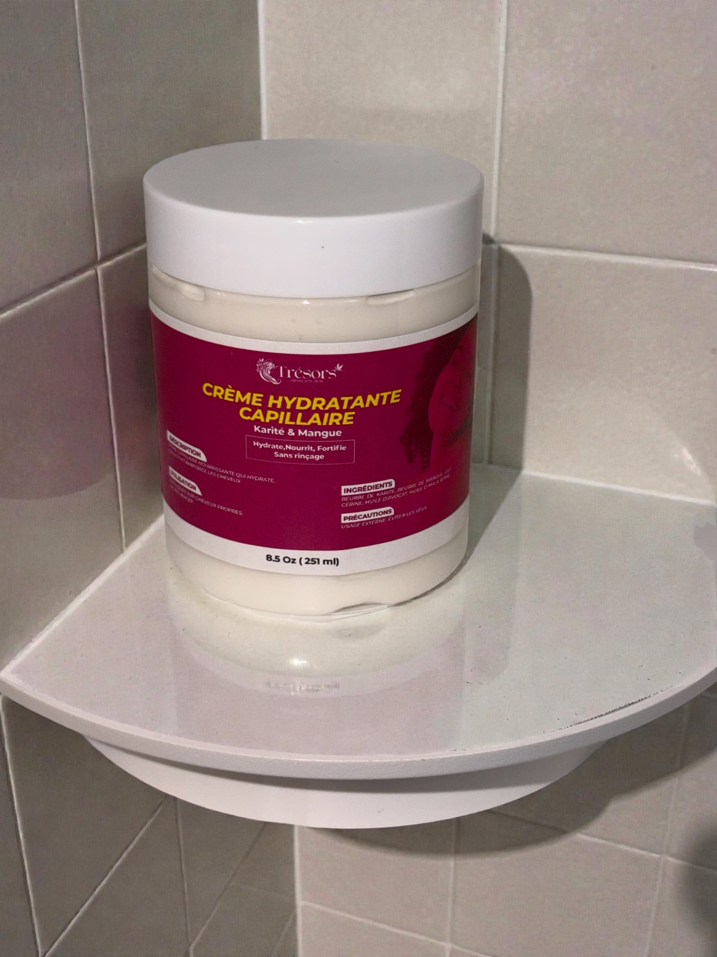 Crème Hydratante Naturelle pour Cheveux