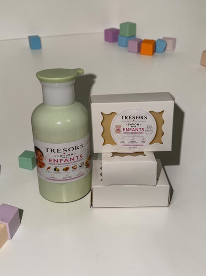 Trio Savons + Lotion Enfant (10.14 oz)