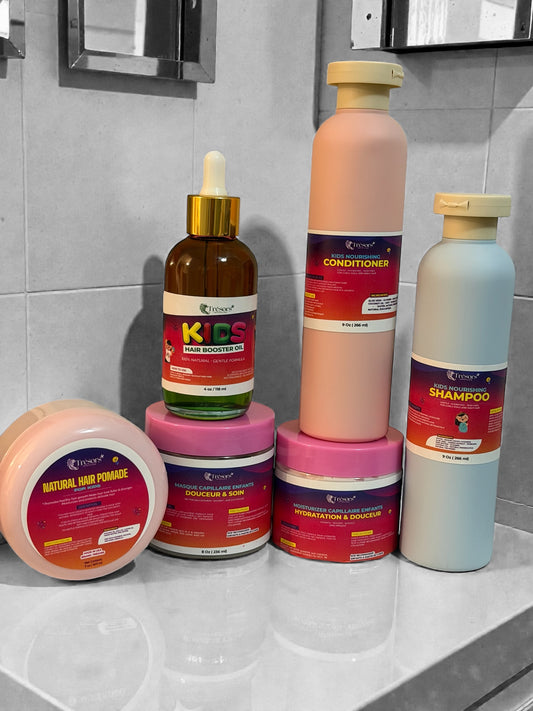 Kit Booster Organique Enfants – Croissance & Santé des Cheveux
