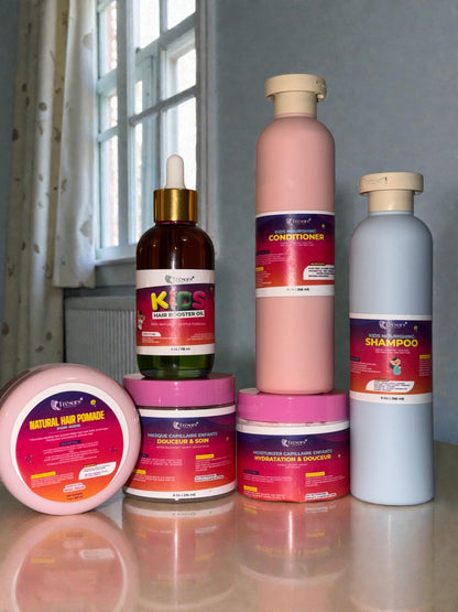 Kit Booster Organique Enfants – Croissance & Santé des Cheveux