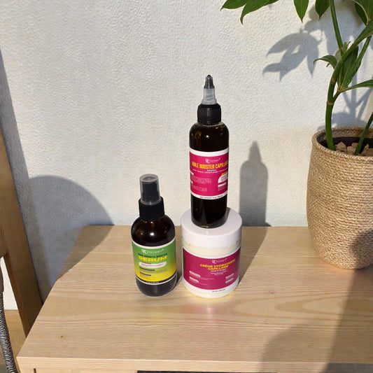 Duo Booster Cheve – Idratasyon & Kwasans Natirèl