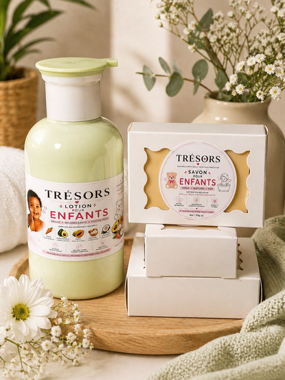 Trio Savons + Lotion Enfant (10.14 oz)