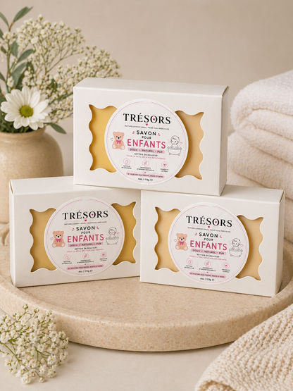Trio Savons + Lotion Enfant (10.14 oz)