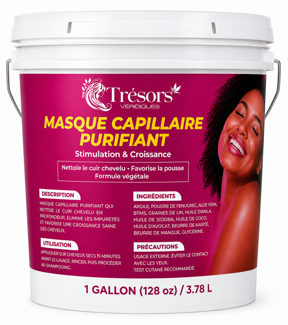 Masque Capillaire Purifiant – Stimulation & Croissance